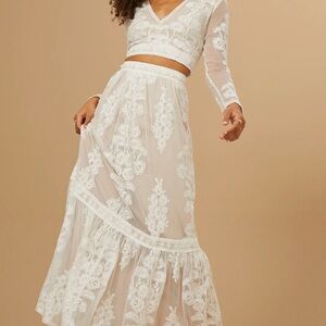 COPY - COPY - Altard State Embroidered Skirt & Top